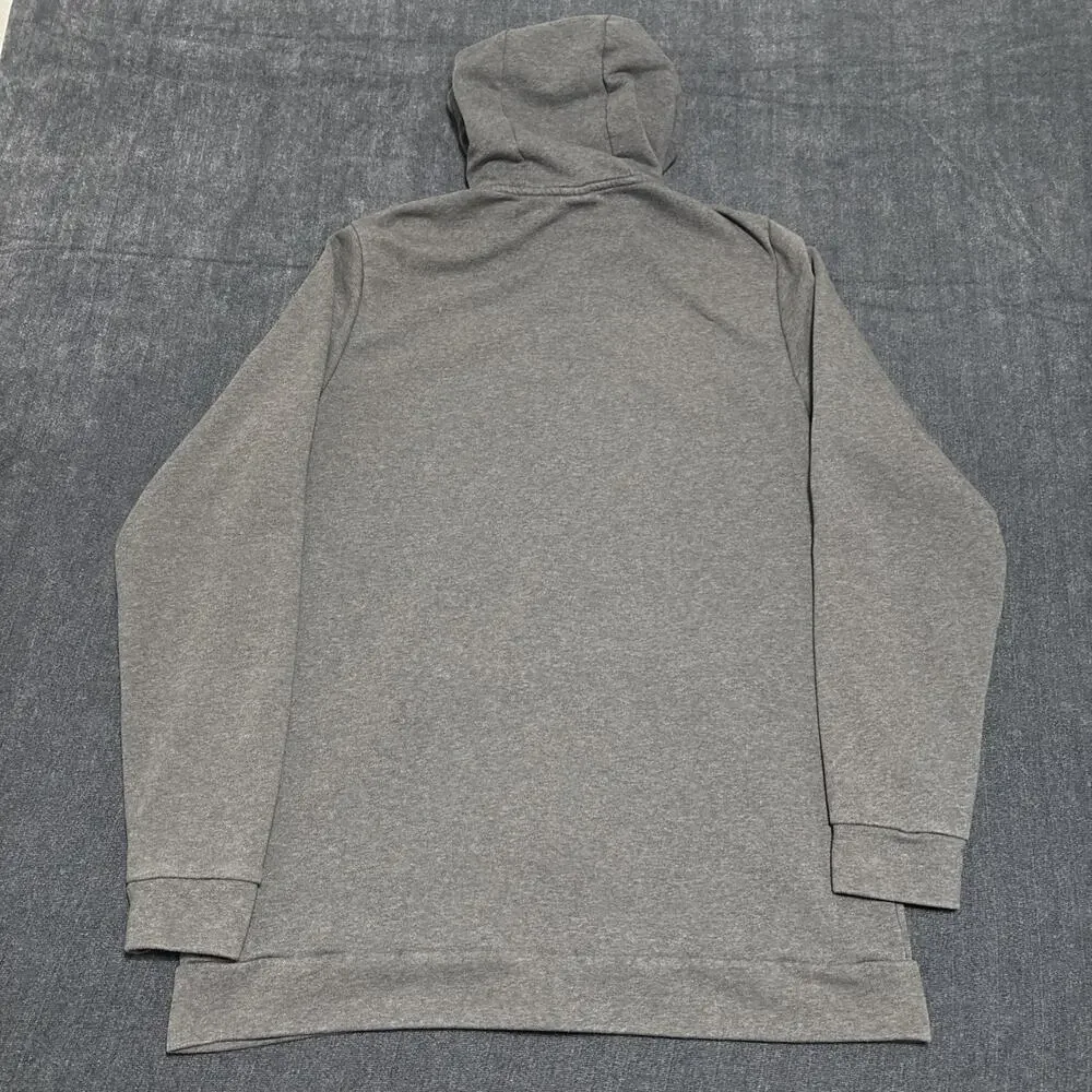 Nike Dri-FIT Full Zip Hoodie Gray Men’s Size Large Tall Athletic Sweatshirt